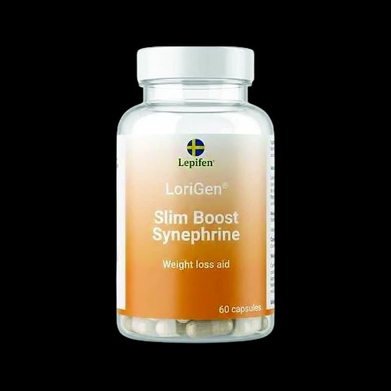 LoriGen Slim Boost Synephrine, förpackning för kosttillskott